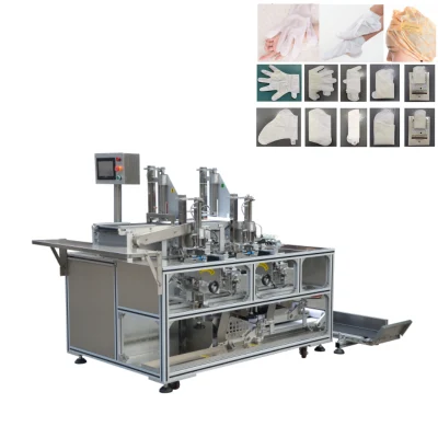 Cosmetic Skin Care Beauty Hand Mask Gloves Folding Packaging Machine