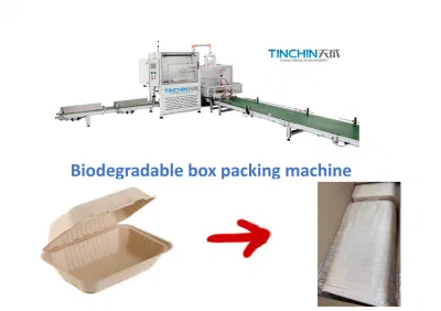  High Speed Automatic Biodegradable Disposable Eco Friendly Plastic Paper Tableware Lunch Box Food Container Cup Packing Making Machine