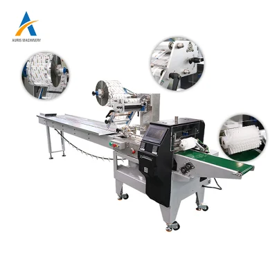 Automatic Pillow Type Candy Toilet Paper Vegetable Hanging Bread Fruit Automatic Bagging Machine