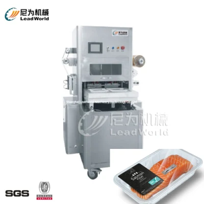 Automatic Retails Fresh Chicken Fish Seafood Vegetable Fruit Modified Atmosphere Packaging Machinery