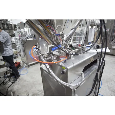 Landpack Ld-320L Automatic Peanut Butter Tomato Ginger Garlic Paste Packing Machinery Machine