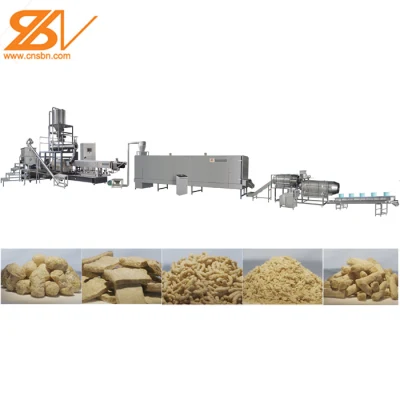  1 Ton/H Tvp Tsp Textured Soya Nugget Chunks Protein Making Machine