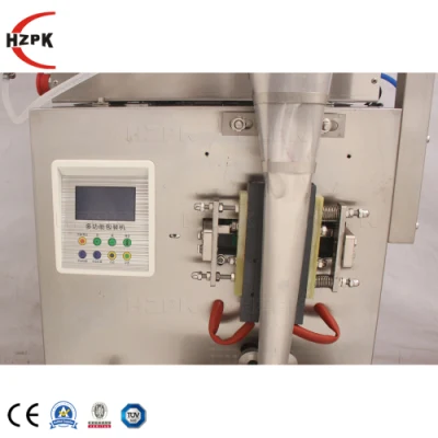 Hzpk Automatic Liquid Paste Plastic Film Food Bag Multi-Function Packaging Machine for Small Business