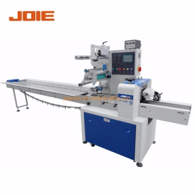  CE Approved Servo Motor Automatic Flow Packing Machine Food Packaging Machine for Cookie/Bread/Chocolate/Biscuit/Date/Soap/Energy Bar Packing