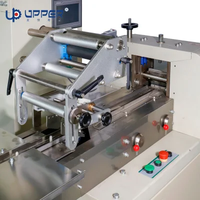 Fully Automatic Reciprocating Bread and Steamed Bread Bagging Machine with Tray for Quick-Frozen Dumplings Packaging Pillow Type Food Packaging Machine