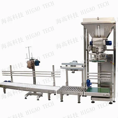 Factory Semi Automatic Salt 5 Kg 10kg 25kg Rice Fertilizer Packing Machine Price