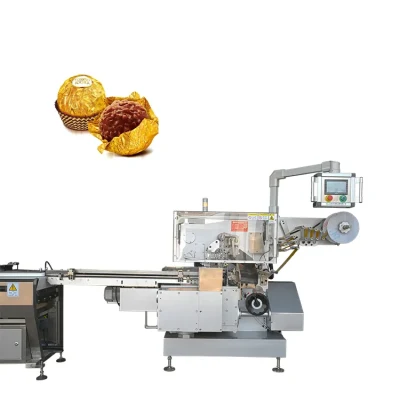  Aluminum Foil Wrapping Chocolate Almond Ball Food Packaging Machines for Small Business