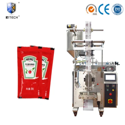  Ketchup Tomato Paste Small Sachet Tomato Sauce Pouch Form Fill Seal Wrapping Flow Packaging Packing Filling Sealing Machine