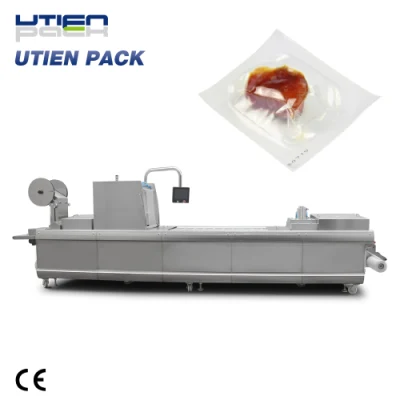  Automatic Film Thermoforming Machine for Food Dates Vacuum Packing, Seafood, Meat
