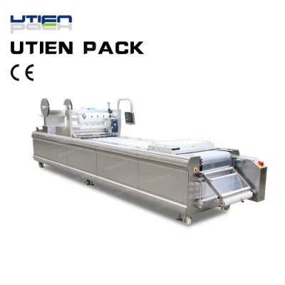 Cheddar Cheese Thermoforming Packaging Machine Dzl-420r Food Vacuum Packing Machinery