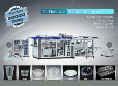Chinese Tilt-Mold Thermoforming Machine for Disposable Cup