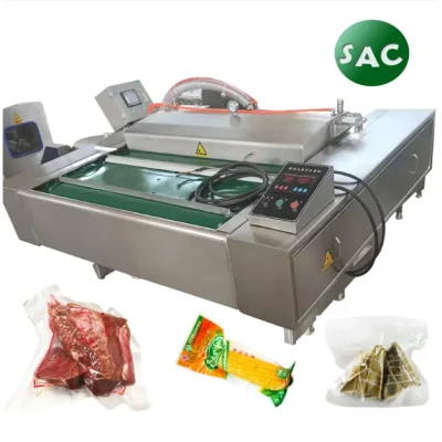  Professional Wide Chamber Cooked Meat Dry Fruit Fish Vacuum Sealer Packing Machine