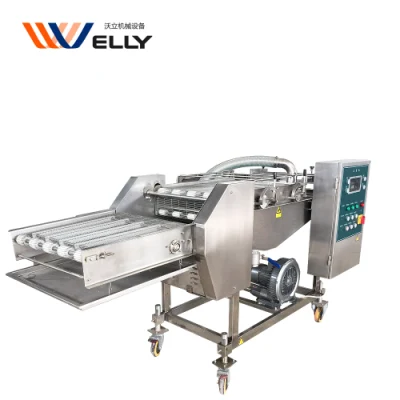  Professional Chicken Nuggets Tenders Starching Machine Automatic Batter Coating Machine