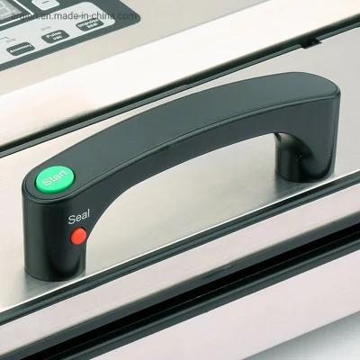 Commercial 400mm Seal Width Suction Food Vacuum Packing Machine with Water Tank