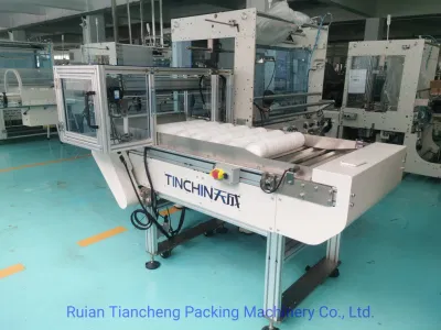 Automatic High Speed Plastic Paper Lunch Box Tray Food Container Biodegradable Plastic Lid Cover Filing and Sealing Packing Packaging Machine