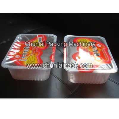Stainless Steel Automatic Food Meat Map Tray Sealing Machine Equipment