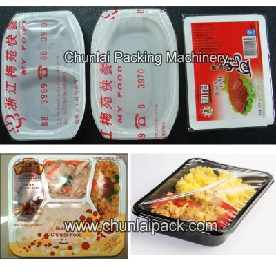Stainless Steel Automatic Food Meat Map Tray Sealing Machine Equipment