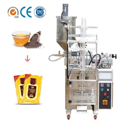  Automatic Juice /Shampoo/ Honey/Tomato Sauce/ Mustard Oil / Butter Liquid Sachet Vertical Form Fill Seal Wrapping Flow Packaging Packing Filling Sealing Machine