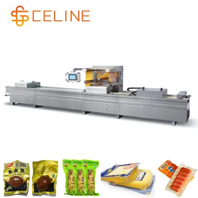 Thermoforming Rigid Trays Thermoforming Map Vacuum Packaging Machine for Modified Atmosphere Package