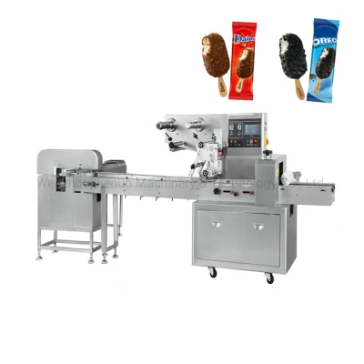  up Roll Film Automatic Flow Packing Packaging Machine for Ice Pop/Popsicle/Ice Lolly
