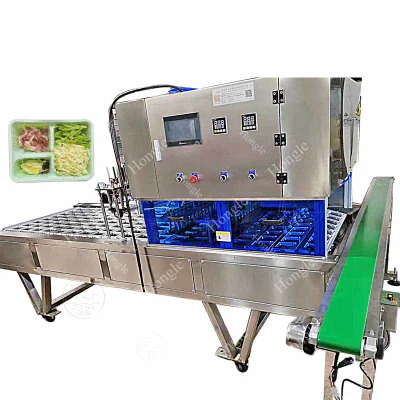  Automatic Package Sealing Machine Vacuum Plastic Food Tray Sealer
