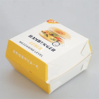 High Speed Disposable Take Away Packaging Paper Lunch Hamburger Box Fast Food Container Making Machine