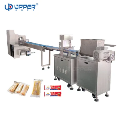  Extruder Packaging Machines Dough Candy Steamed Buns Pie Cake Biscuit Bread Fondant Snack Plastic Bagging Food Clay Pasta Flow Pillow Extruder Packing Machine