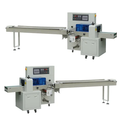  Cookie Flow Wrapping Machine Automatic Horizontal Chips Fresh Fruit and Vegetable Packing Machine