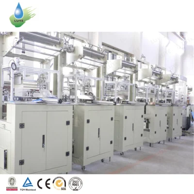 Automatic PE Shrink Film Packing Machine Drink Water Beverage Juice Condiment Food Packaging Equipment Sleeve Wrapping Machinery