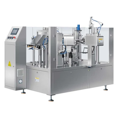  Automatic Mushroom Sauce Ketchup Doypack Packing Machine Peanut Butter Sesame Paste Stand up Pouch Packing Machine