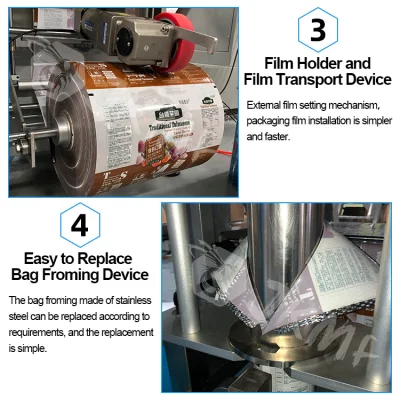 Auto Dry Food Weighing Packing Line Dry Fruits Packing Machine Dried Mango Packaging Machine Dry Fish Seaweed Packing Machine