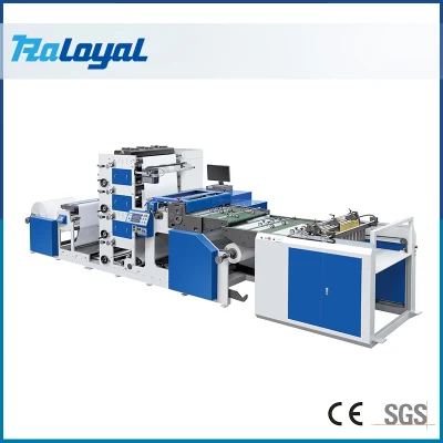  4 Colors Sandwich Paper Hamburger Paper Food Packaging Paper Flexo Printing and Sheeting Machine