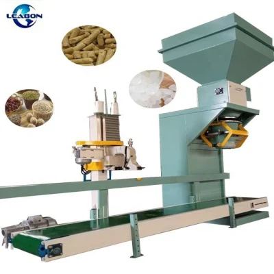  5-50 Kg Vertical Automatic Corn Bag Packing Weighing Machine Filling Packer Pellet Rice Package Machine