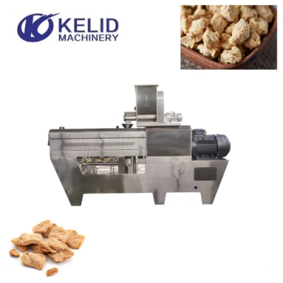  Tsp Tvp Textured Soya Protein Chunks Mince Making Machine