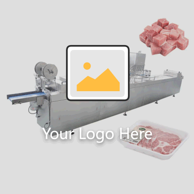  Meat Food Sausage 304 Stainless Steel Automatic Thermoforming Vacuum Packaging Machine