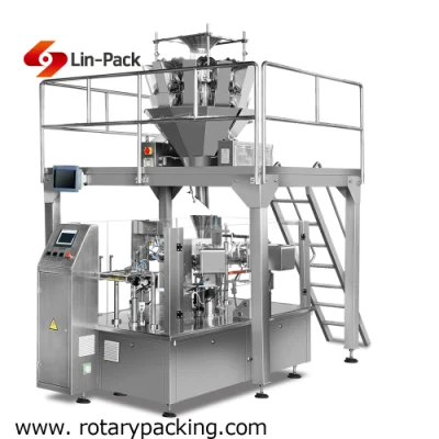  Customized Filling Lin-Pack Nuts Peanut Beef Jerky Coffee Bean Automatic Packaging Machine