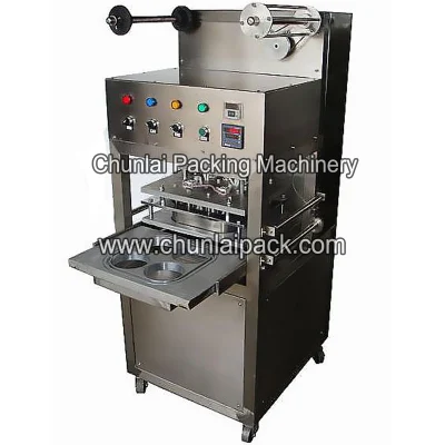 Stainless Steel Automatic Food Meat Map Tray Sealing Machine Equipment