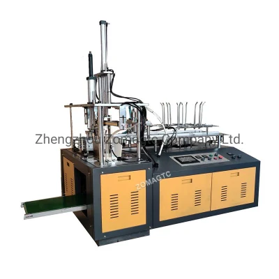  China Factory One Time Use Paper Food Packaging Machine Paper Takeaway Food Container Machine