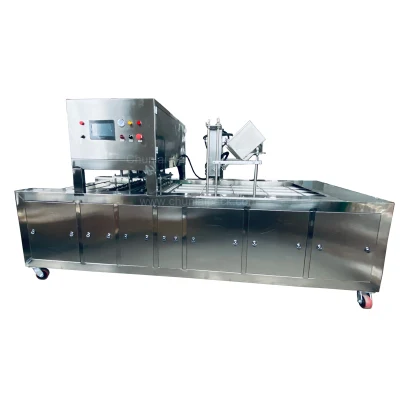 Fast Food Ready Meal Aluminium Foil Container Folding Sealing Packing Machine