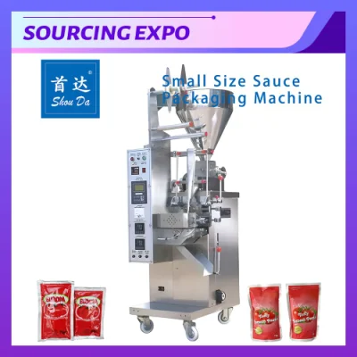 Automatic Flow Tomato Paste Ketchup Honey Packing Machine/Chili Sauce Juice Honey Liquid Packaging Machine/Milk Soup Packer