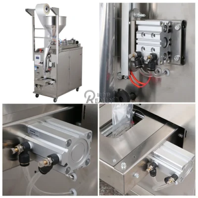 Fully Automatic Mini Pouch Chilli Jam Peanut Butter Honey Sachet Packaging Machine Weighing Filling Nuts Sealing Machine