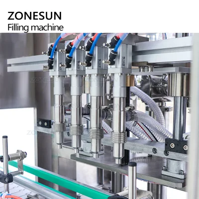 Zonesun Servo Automatic 4 Heads Gel Mayonnaise Paste Filling Machine