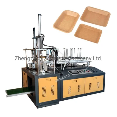  Automatic Food Boxes Takeaway Packaging Disposable Lunch Box Machine Fast Food Box Making Machine