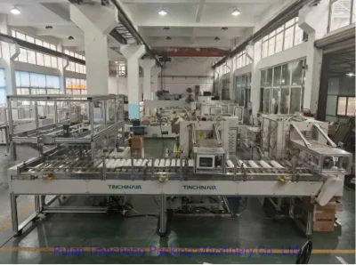 Automatic High Speed Plastic Paper Lunch Box Tray Food Container Biodegradable Plastic Lid Cover Filing and Sealing Packing Packaging Machine