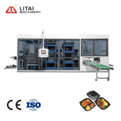 Fully Automatic Small Drive System Vacuum Forming Thermoforming Cookies Candy Cake Packaging Box Production Machine