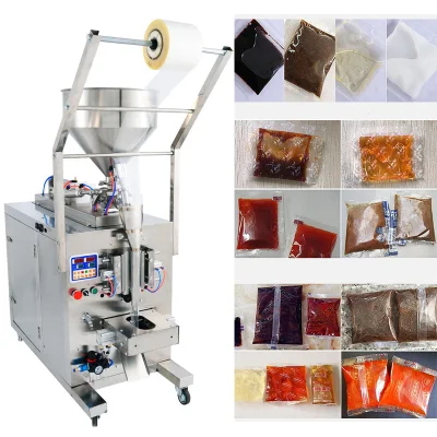  Dovoll Automatic Sachet Ketchup Liquid Water Oil Honey Seasoning Spice Sauce Pouch Paste Food Packaging Salt Snack Granule Sugar Stick Bag Packing Machine