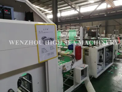Plastic Disposable Environmental T-Shirt Bag Free Safety Storage Wrapping Bags Food Grocery Fruits Vegetables Bread Trash Bag on a Roll Making Machine
