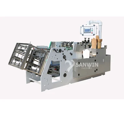  High Speed Disposable Take Away Packaging Paper Lunch Hamburger Box Fast Food Container Making Machine