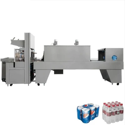 Full Automatic PE Film Fresh Vegetable Tray Wrap Packing Food Over Wrapping Machinery