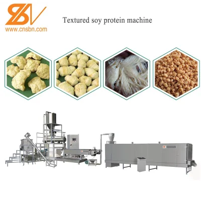 Soya Meal and Protein Food Extruder Machinery with Packing Machine